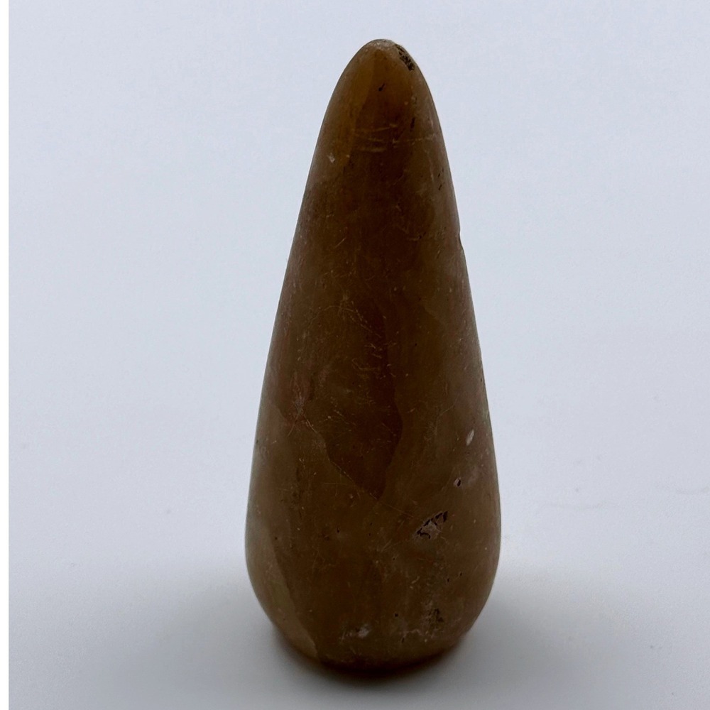 Polished Honey Brown Stone Crystal Tower Point Obelisk 3 Inch Decorative Stone
